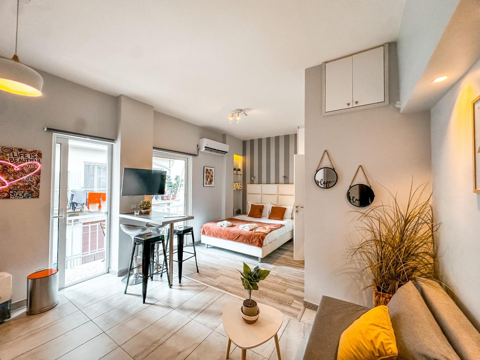 Walk To Markets From A Cozy Studio By Cielo Homes Athene Buitenkant foto